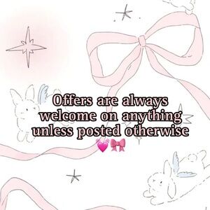 Feel free to offer on anything!